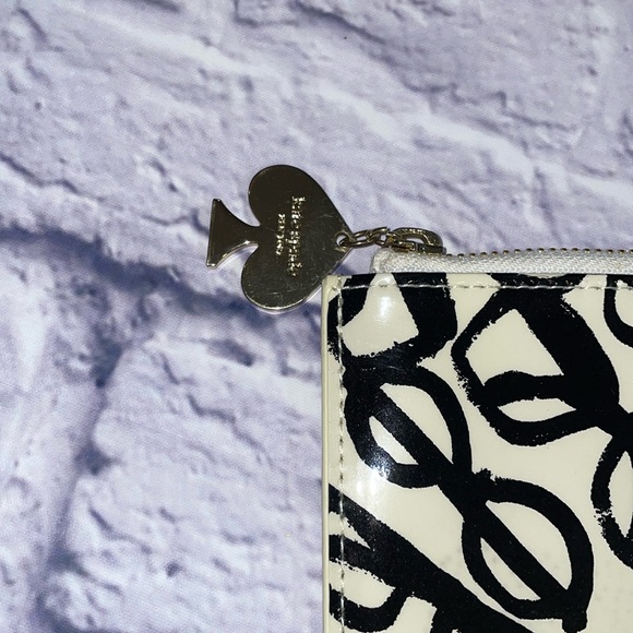 Kate Spade Zip Closure Clutch or Make-Up Bag w/ Glasses Design - Picture 4 of 6